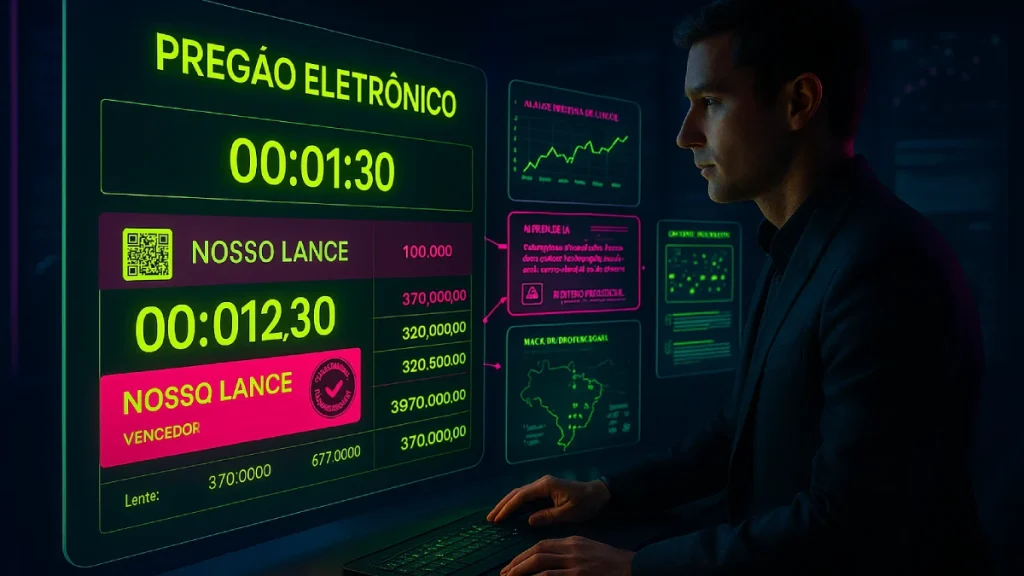 Pregão eletrônico explicado: fases, participantes e como funciona o processo de licitação digital.